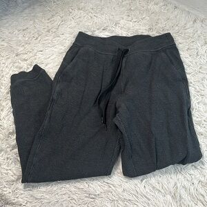 Lululemon Ribbed High-Rise Jogger 25" *7/8 Length Heathered Black